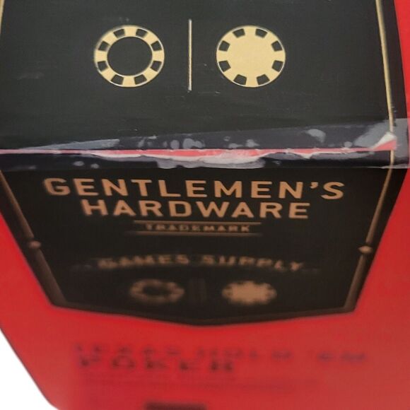 Gentlemen's Hardware Texas Hold 'Em Poker Set Gift Tin - 200 Chips 2 Card Decks - Picture 8 of 8